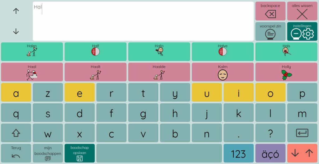 AZERTY letterkaart